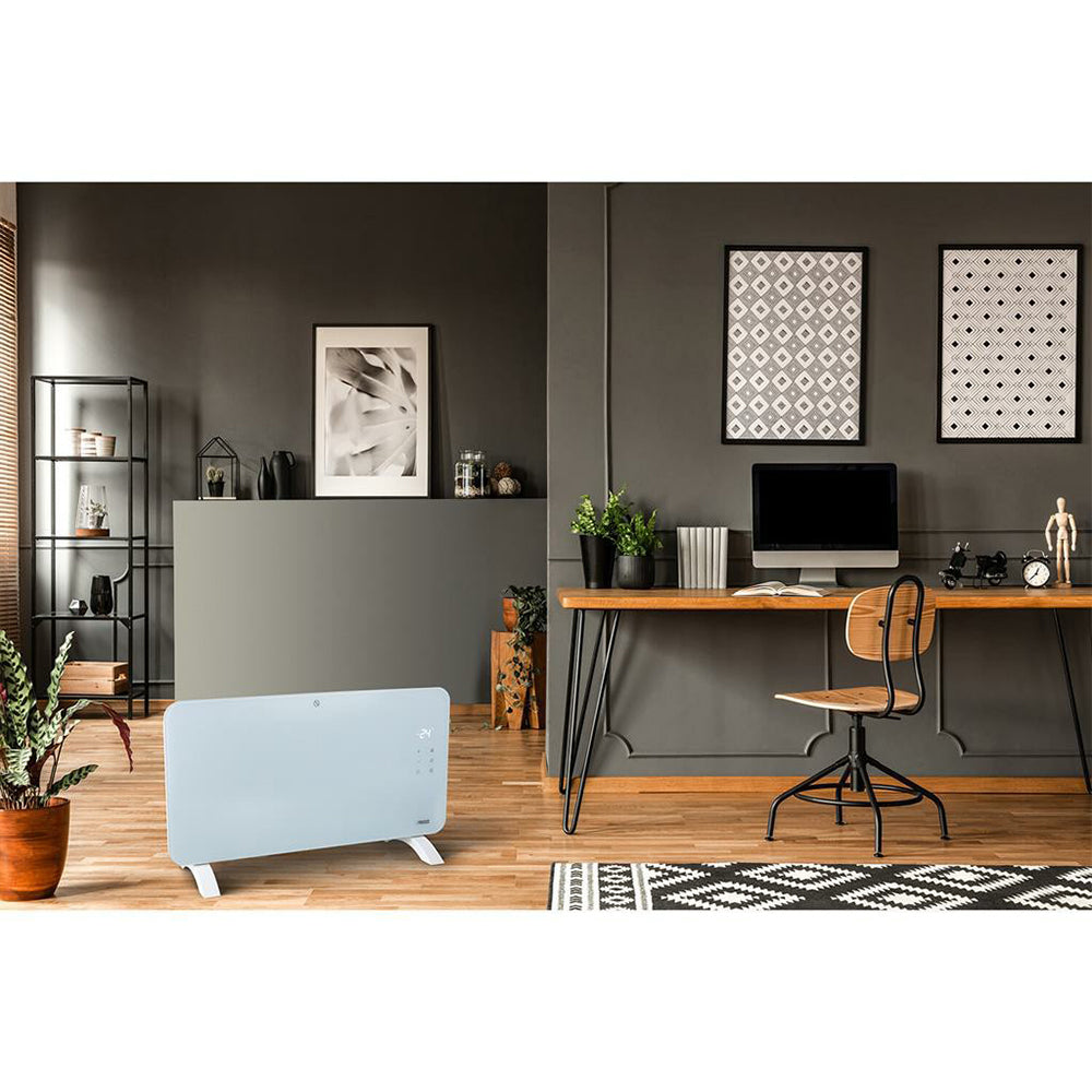 Princess 1500W Smart Glass Panel Heater - White | 01.348151.02.001 from Princess - DID Electrical