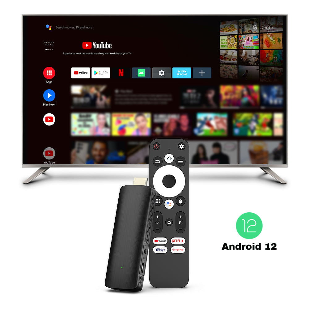 Android TV Stick 4K Ultra HD - Black | 33079 from Android TV Stick - DID Electrical