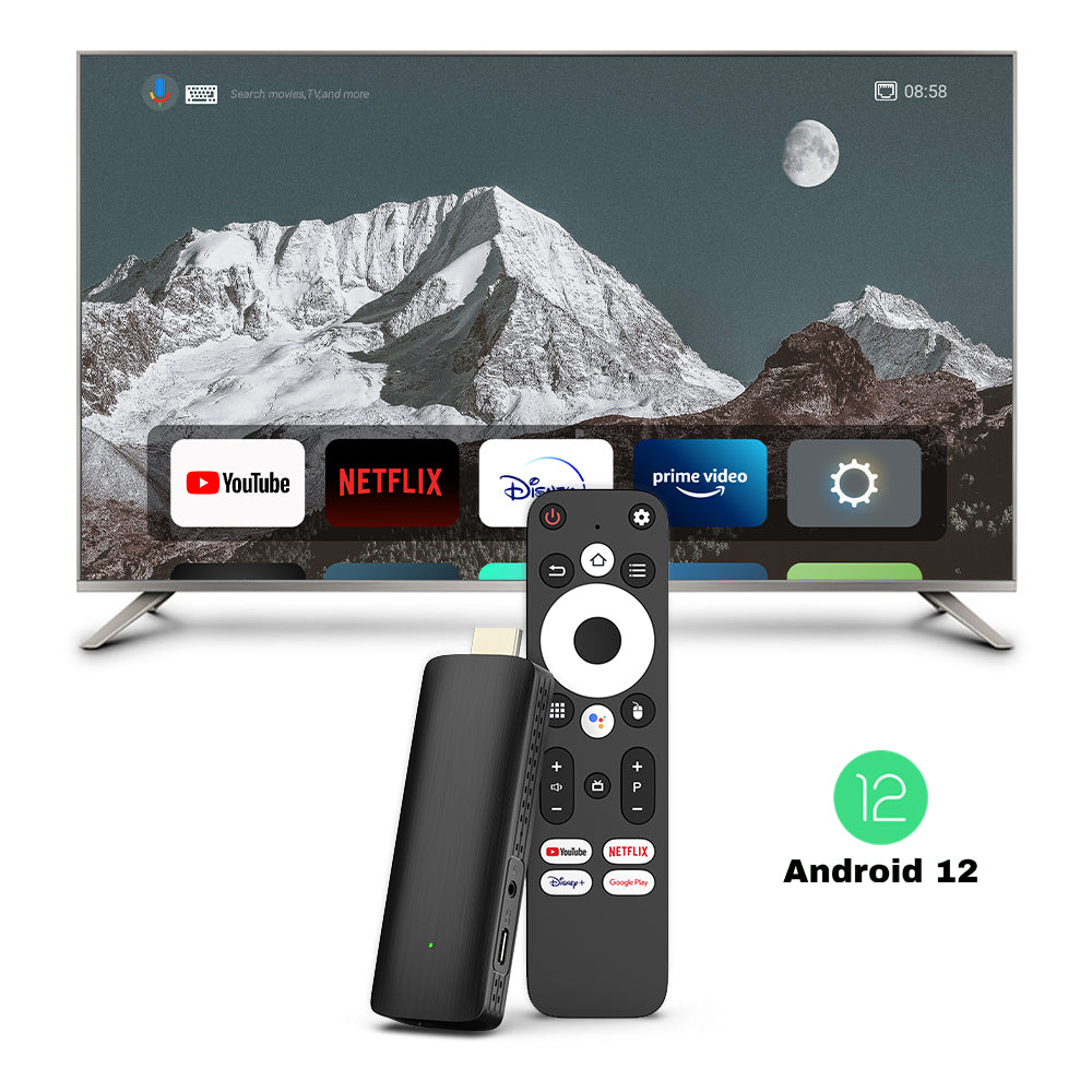 Android TV Stick 4K Ultra HD - Black | 33079 from Android TV Stick - DID Electrical