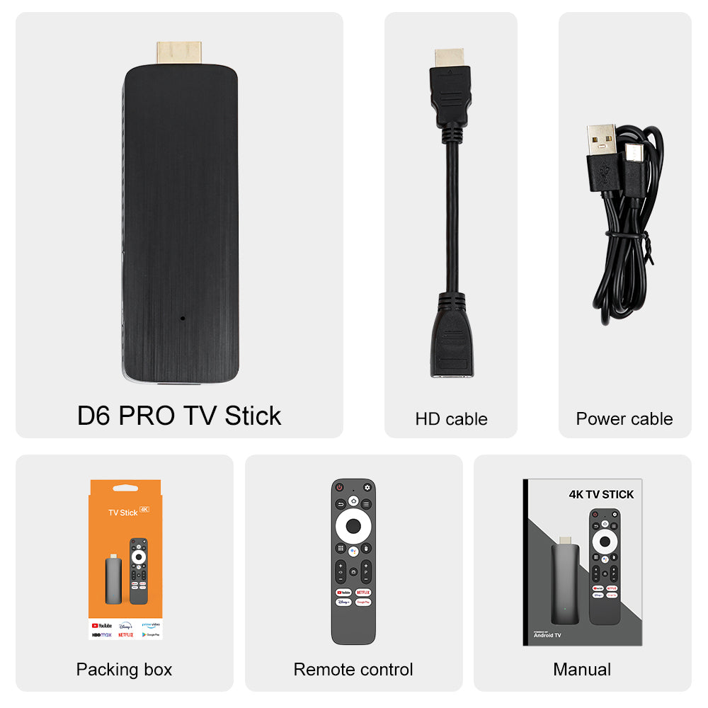 Android TV Stick 4K Ultra HD - Black | 33079 from Android TV Stick - DID Electrical