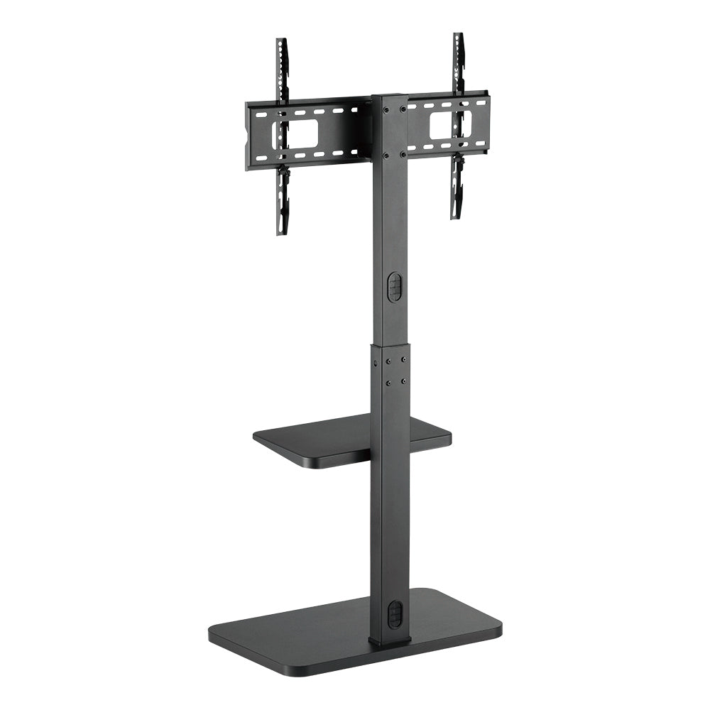TV Stand Floor with Single Shelf for 37&quot;-75&quot; TVs - Fine Texture Black | 33796 from TV Stand Floor - DID Electrical