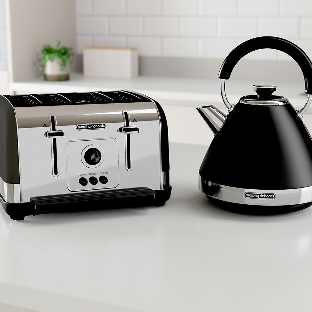 Morphy Richards 1.5L 3000W Venture Pyramid Kettle - Black | 100131 from Morphy Richards - DID Electrical