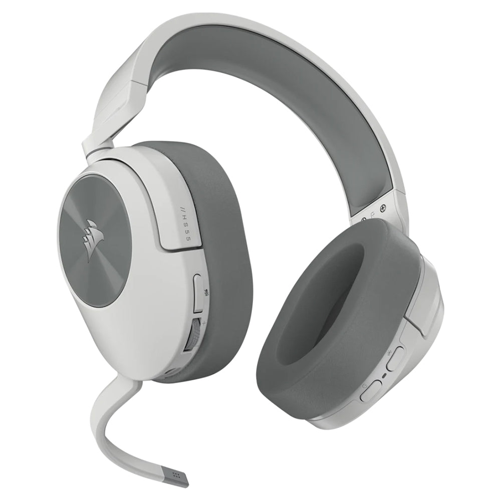 Corsair HS55 Over-Ear Wireless Bluetooth Gaming Headset - White | 106-CA-9011281-EU from Corsair - DID Electrical