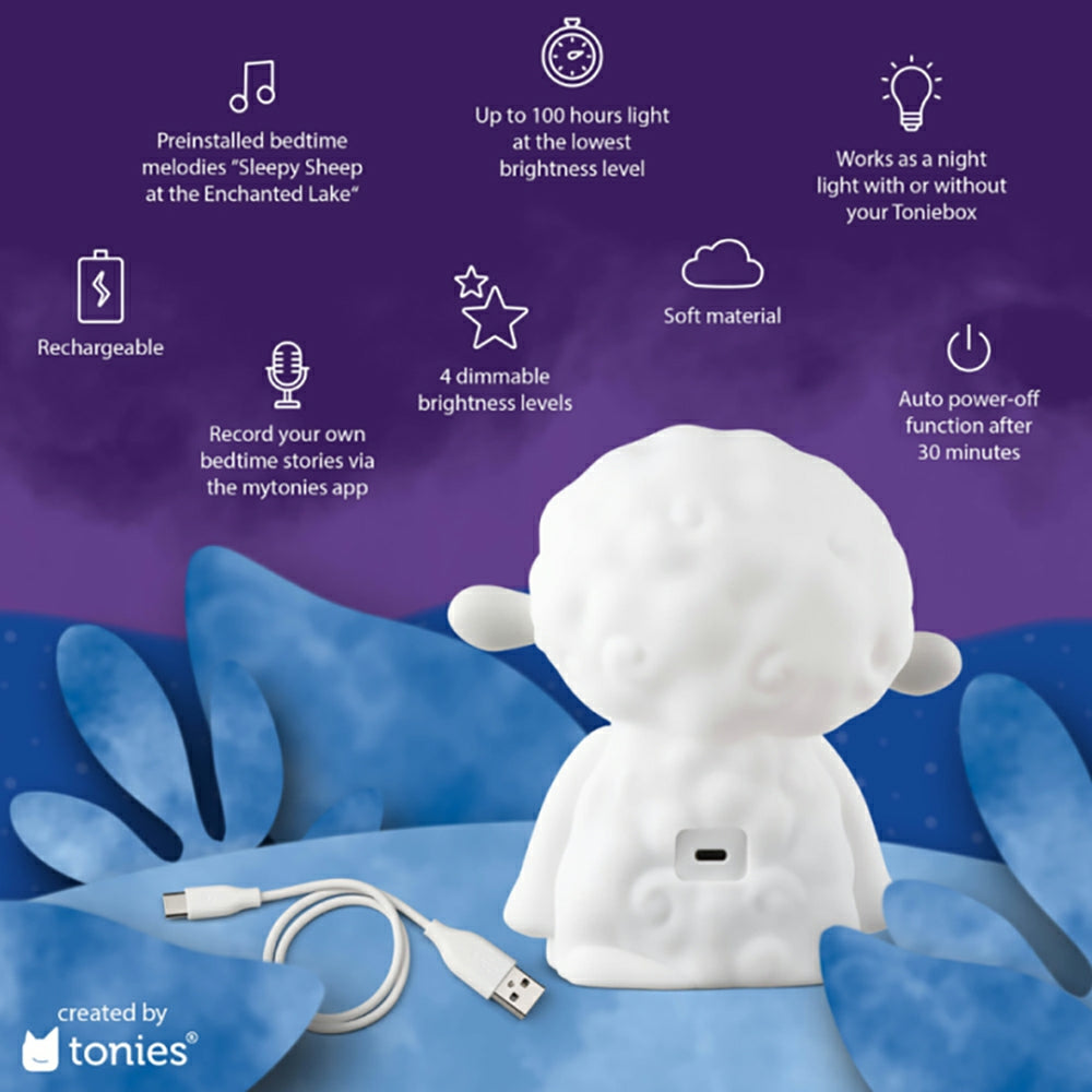 Tonies Sleepy Sheep Night Light Audio Play Character | 11001167 from Tonies - DID Electrical