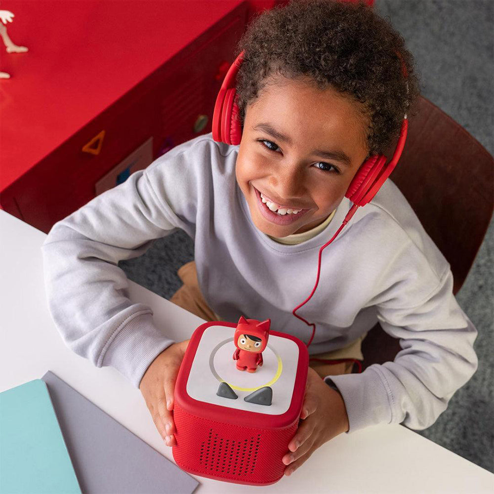 Tonies Toniebox 2 Starter Set with Creative Tonie Rubie - Sunset Red | 11002432 from Tonies - DID Electrical