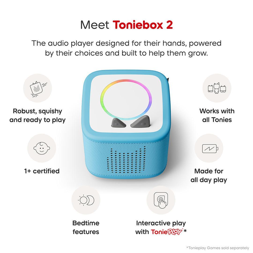 Tonies Toniebox 2 Starter Set with Creative Tonie Rubie - Sky Blue | 11002434 from Tonies - DID Electrical