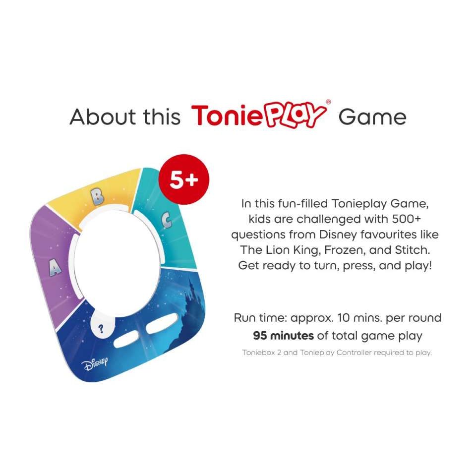 Tonies Disney Quiz Kingdom Tonieplay | 11002898 from Tonies - DID Electrical
