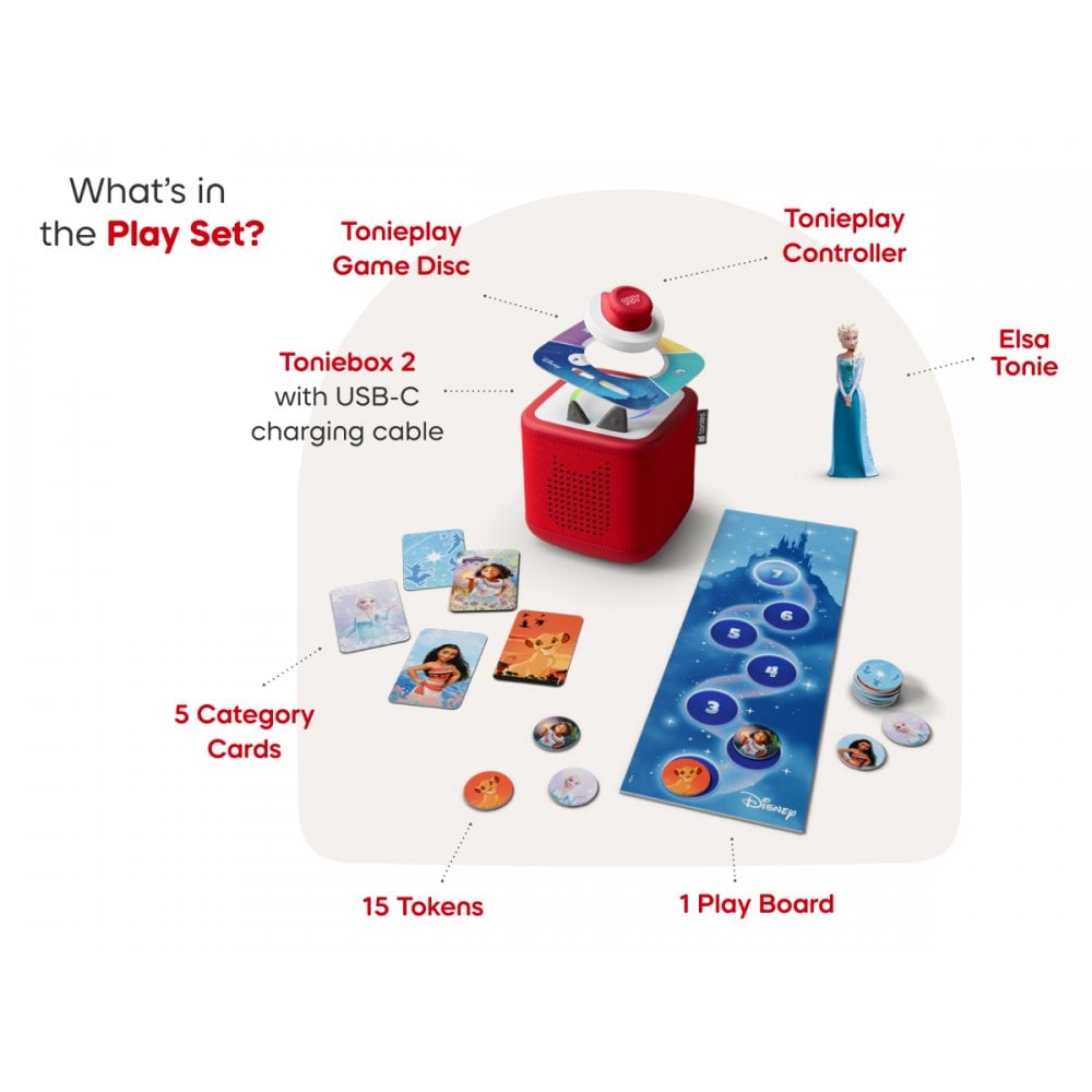 Tonies Toniebox 2 Play Set Frozen Elsa - Cloud Pink | 11004140 from Tonies - DID Electrical