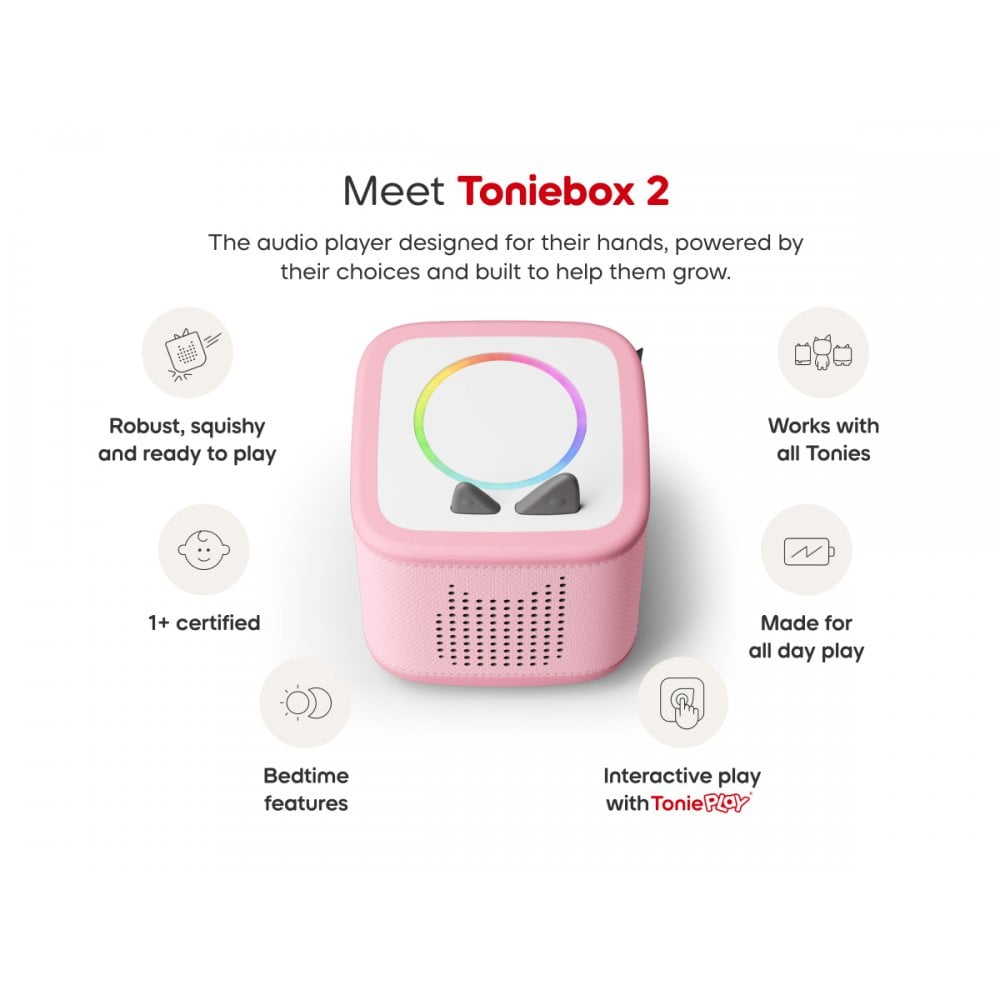 Tonies Toniebox 2 Play Set Frozen Elsa - Cloud Pink | 11004140 from Tonies - DID Electrical