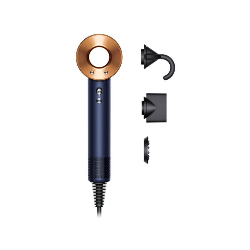 Dyson Supersonic Hair Dryer with Straight+Wavy - Prussian Blue & Rich Copper | 113279-01 from Dyson - DID Electrical