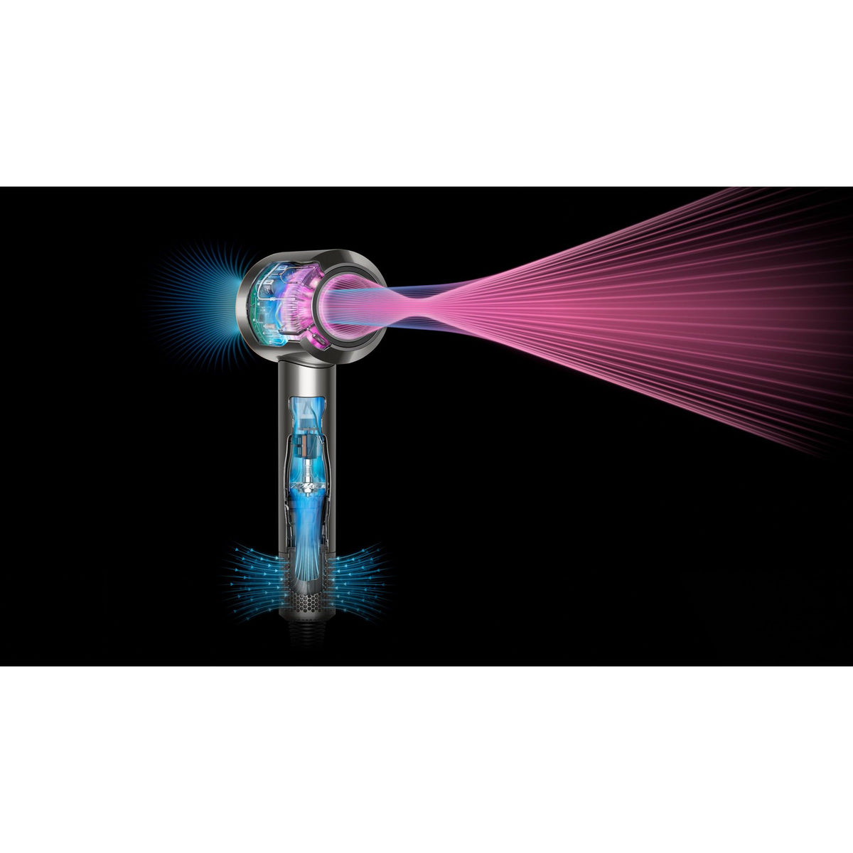 Dyson Supersonic Hair Dryer with Straight+Wavy - Prussian Blue & Rich Copper | 113279-01 from Dyson - DID Electrical