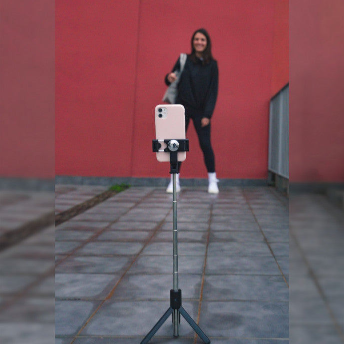 Ksix Selfie Pro Remote Control Tripod For Smartphone - Black | 114569 from Ksix - DID Electrical
