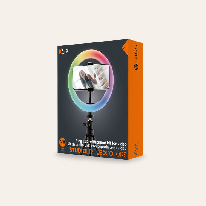 Ksix Studio LED Ring With Tripod For Smartphone - Black | 114613 from Ksix - DID Electrical