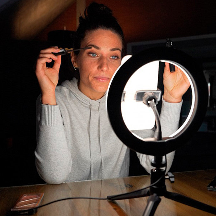 Ksix Studio LED Ring With Tripod For Smartphone - Black | 114613 from Ksix - DID Electrical