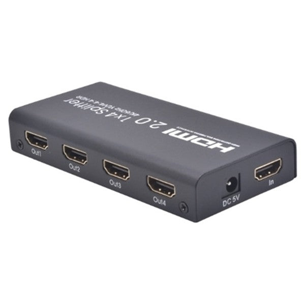 Fleming 4 Way HDMI Splitter - Black | 130117 from Fleming - DID Electrical