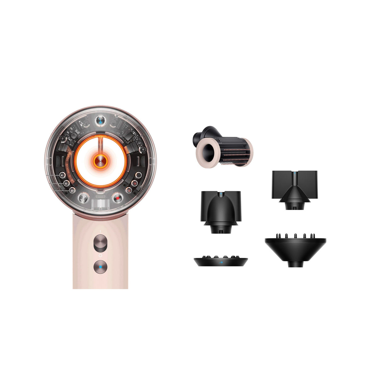 Dyson Supersonic Nural Hair Dryer with Straight+Wavy - Ceramic Pink & Rose Gold | 161818-01 from Dyson - DID Electrical