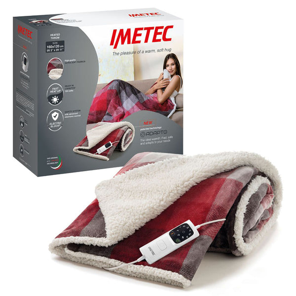 Imetec Heated Electric Throw Blanket DID Electrical