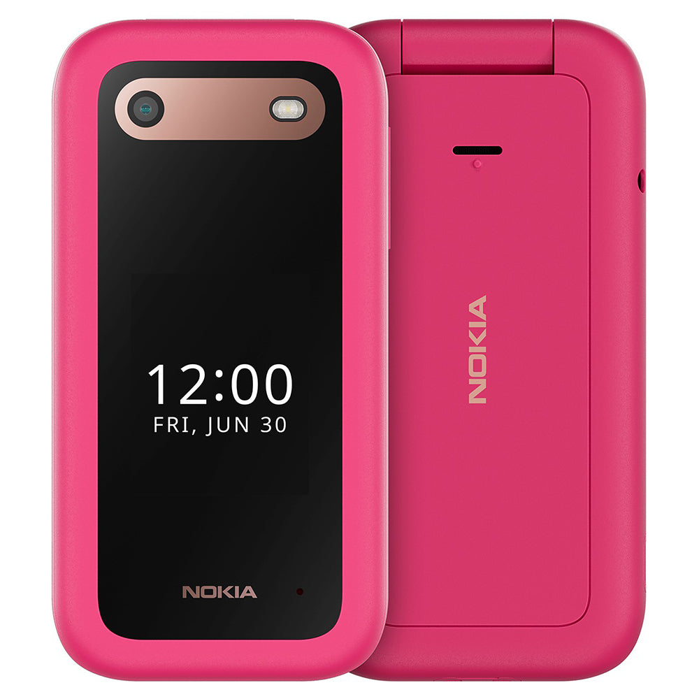 Nokia 2660 Flip 2.8&quot; 128MB Mobile Phone - Pink | 1GF011IPC1A04 from Nokia - DID Electrical