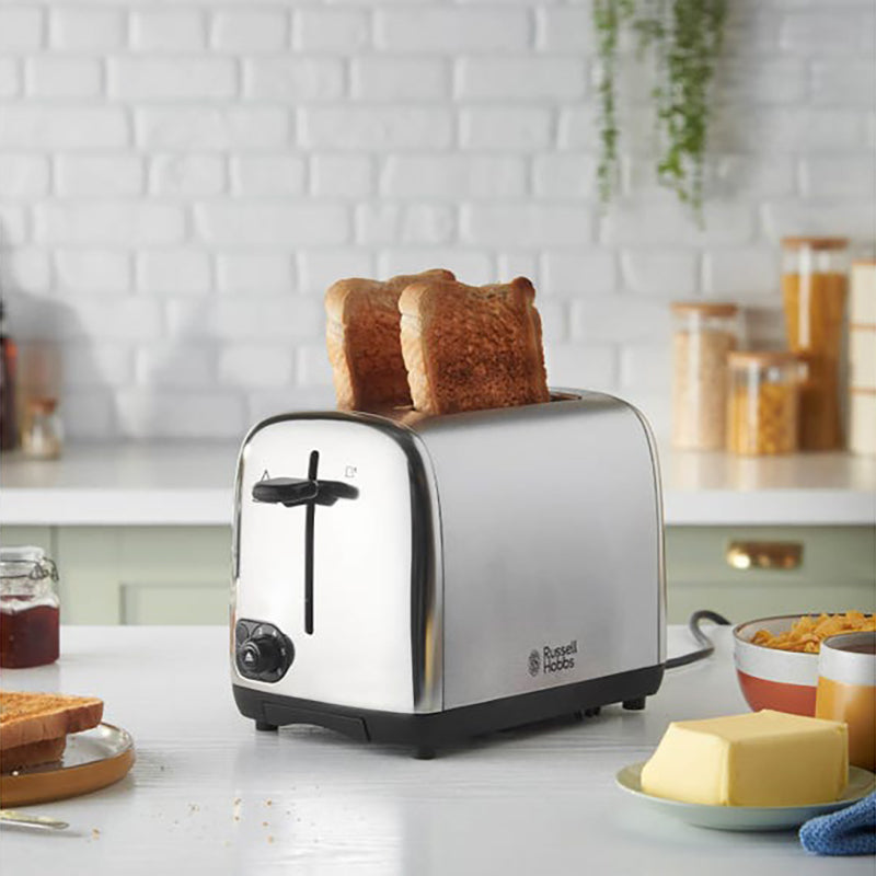 Russell Hobbs Classics 2 slice Toaster - Brushed Stainless Steel | 24080 from Russell Hobbs - DID Electrical