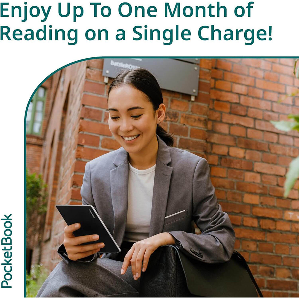 PocketBook Verse 6" Touchscreen eReader Tablet - Mist Grey | 253-PB629-M-WW from PocketBook - DID Electrical