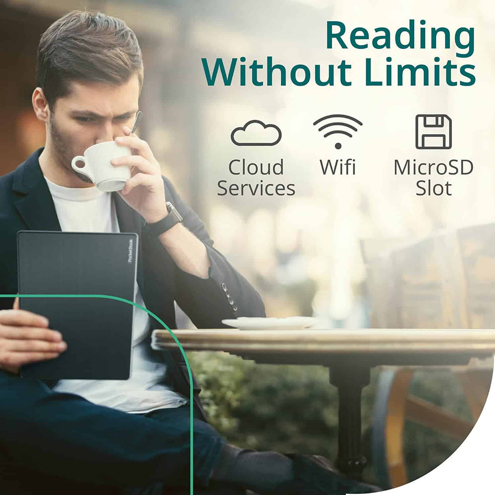 PocketBook InkPad Lite 9.7" Touchscreen eReader Tablet - Grey | 253-PB970-M-WW from PocketBook - DID Electrical