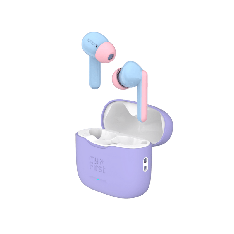 MyFirst CareBuds Safe Volume Kids EarBuds - Cotton Candy | 256-FH8505SA-CC01 from MyFirst - DID Electrical