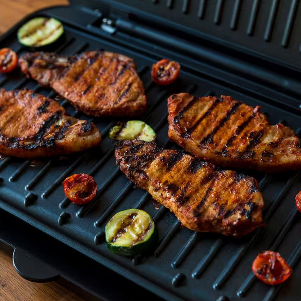 George Foreman Large Fit Health Grill - Black | 25820 from George Foreman - DID Electrical