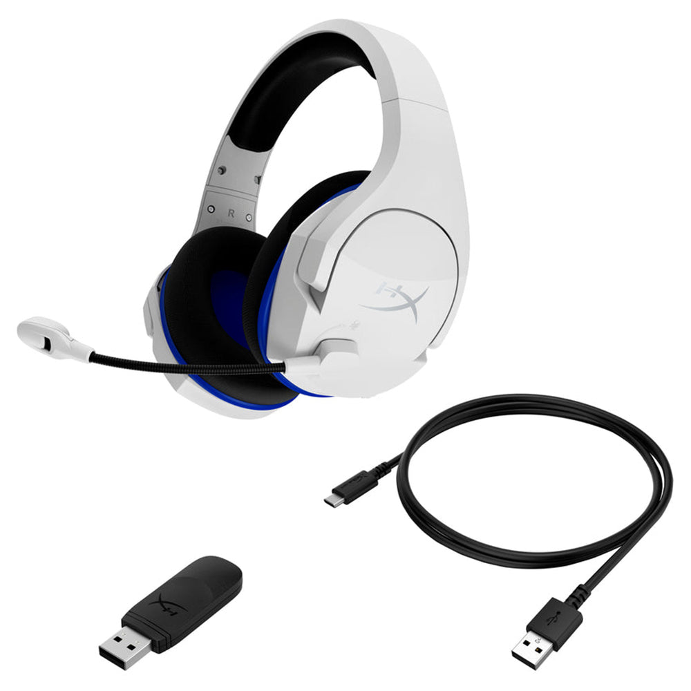 HyperX Cloud Stinger Core Wireless Gaming Headset - White & Blue | 259-4P5J1AA from HyperX - DID Electrical