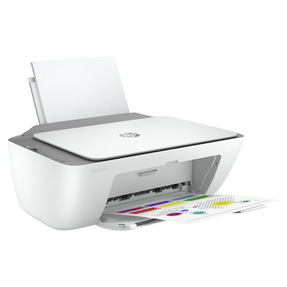 HP DeskJet 2720e All-in-One Printer - White | 26K67B from HP - DID Electrical