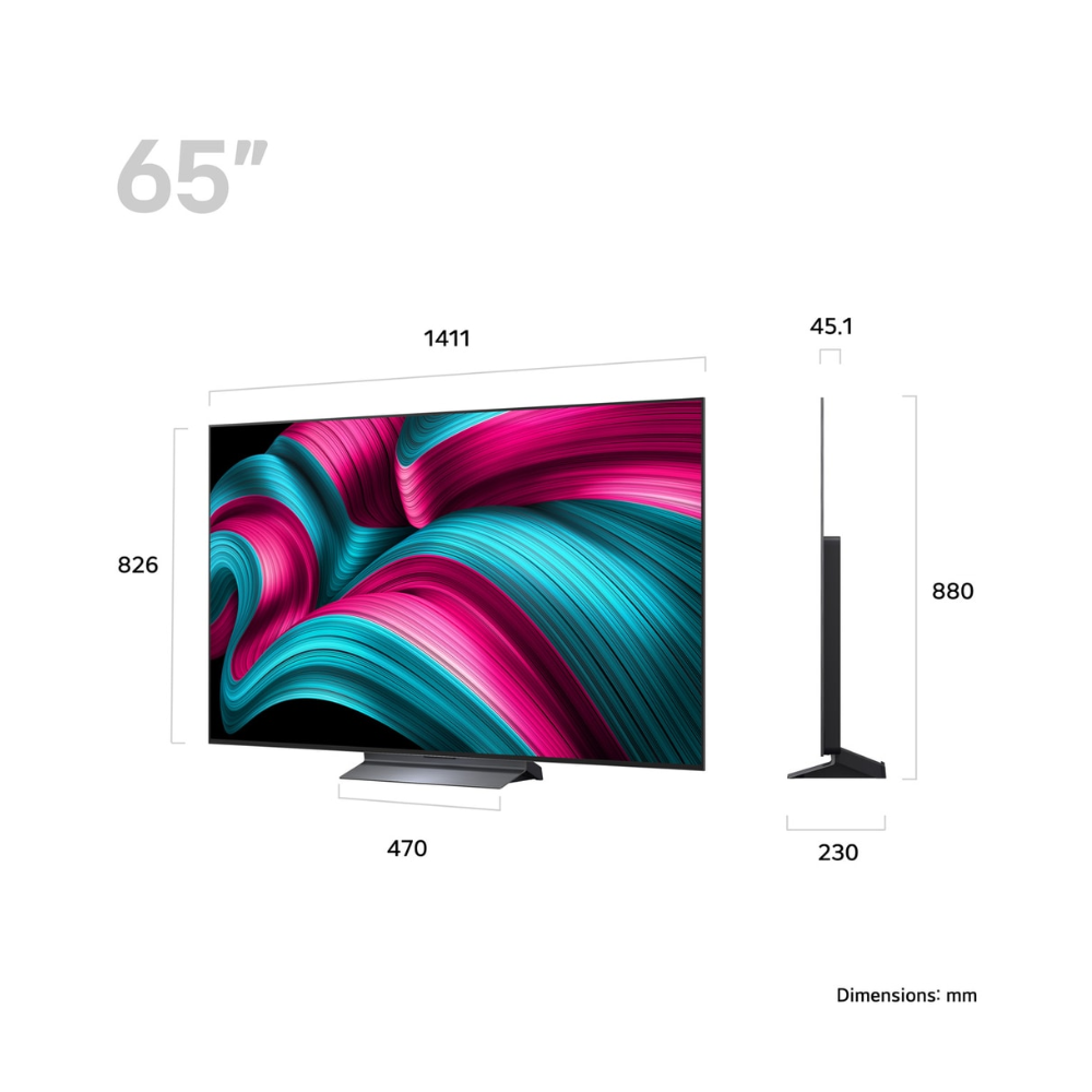 LG evo AI C5 65" 4K Smart TV | OLED65C54LA.AEK from LG - DID Electrical
