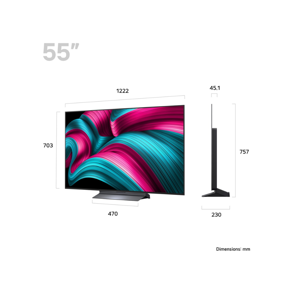 LG Evo C5 55" 4K Smart TV | OLED55C54LA.AEK from LG - DID Electrical