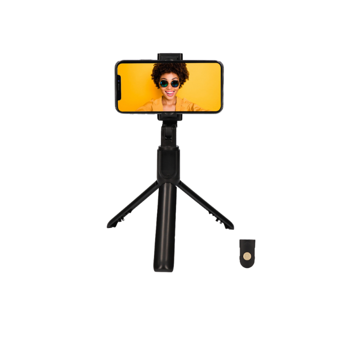 Ksix Selfie Pro Remote Control Tripod For Smartphone - Black | 114569 from Ksix - DID Electrical
