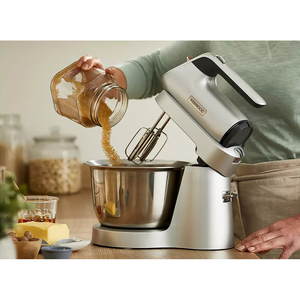 Kenwood Chefette Hand and Stand Mixer - Silver | HMP54.000SI from Kenwood - DID Electrical