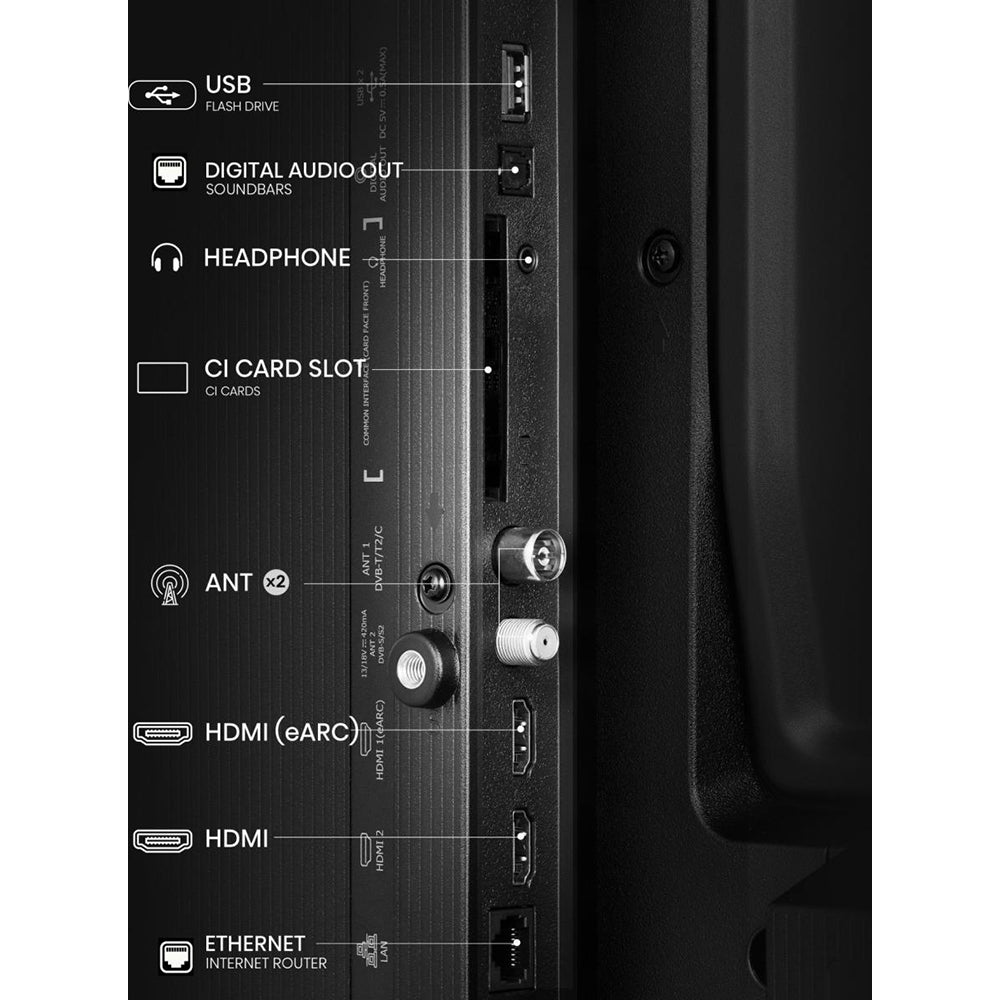 Hisense A5Q 32" FHD Smart TV - Black | 32A59Q from Hisense - DID Electrical