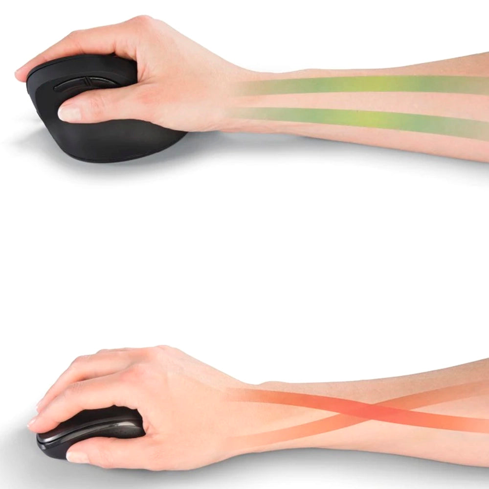 Hama EMW-500 Ergonomic Wireless Mouse - Black | 370396 from Hama - DID Electrical