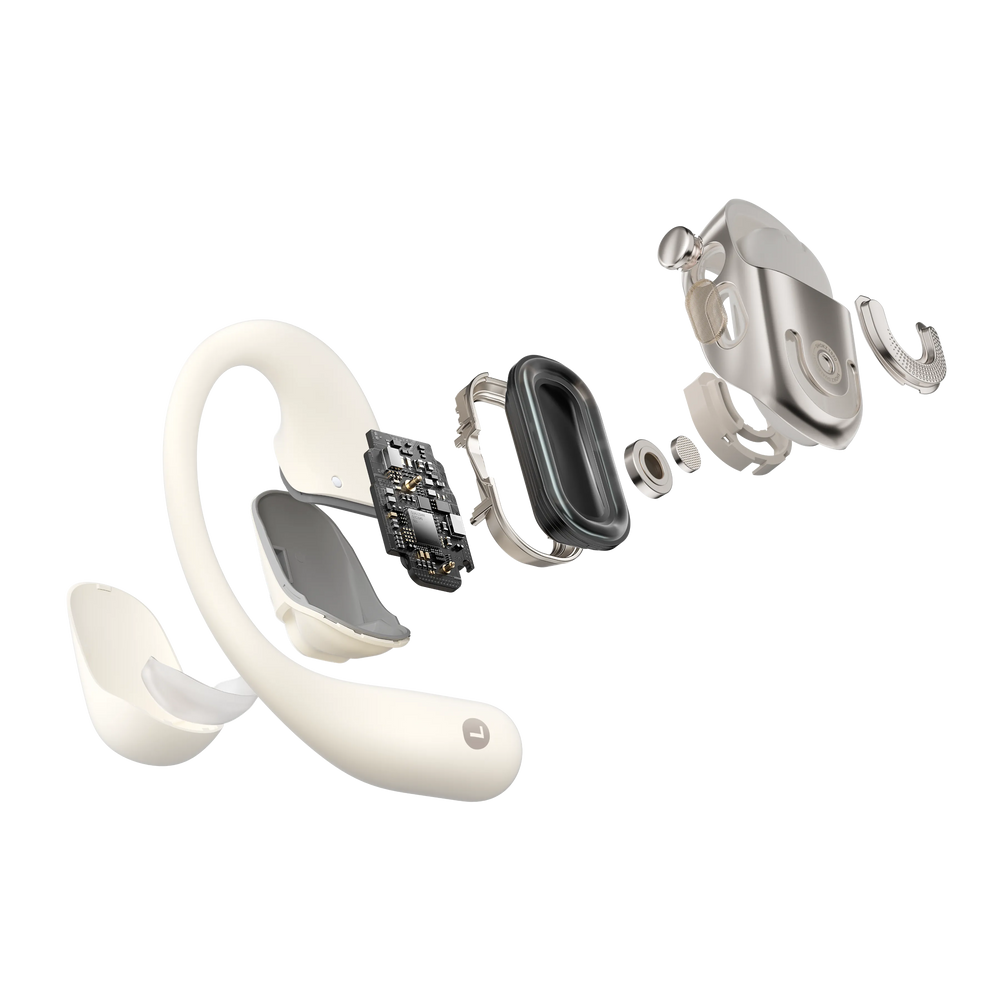 Shokz OpenFit 2 Open-Ear Wireless Earbuds - Beige | 38-T920-ST-BG from Shokz - DID Electrical