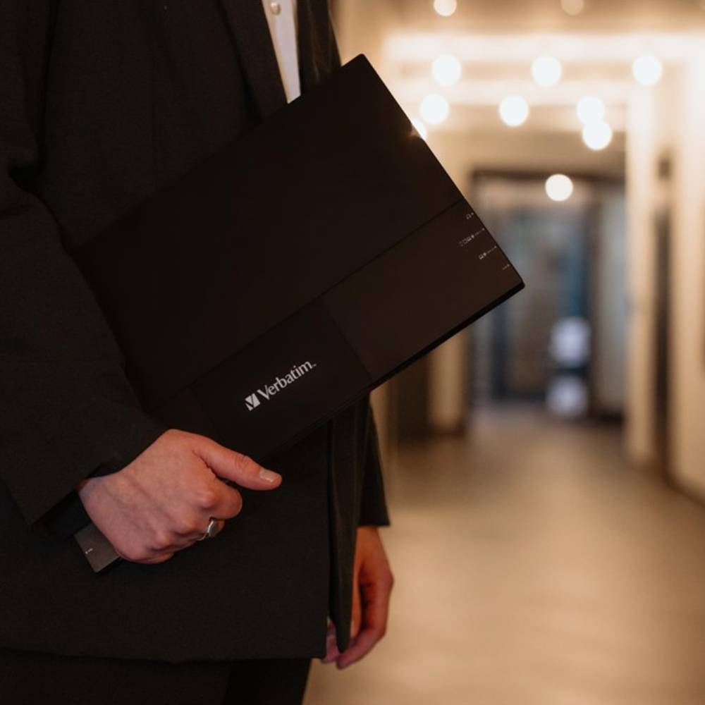 Verbatim 15.6" Full HD Portable Touchscreen Monitor - Black | 114-49592 from Verbatim - DID Electrical