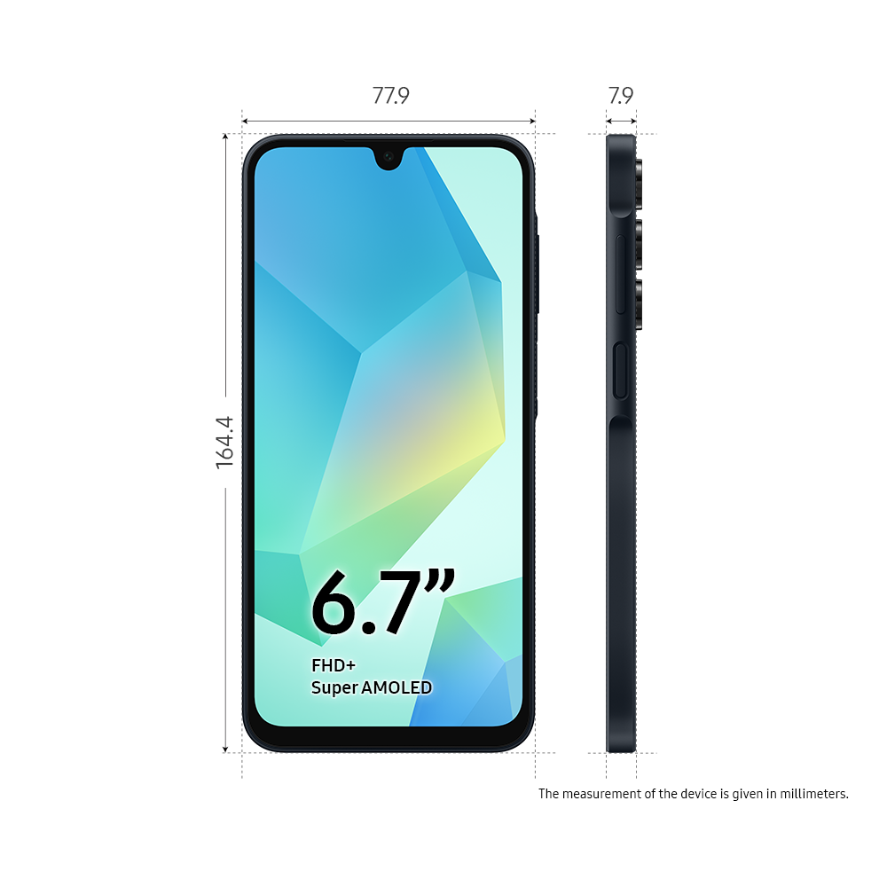 Samsung Galaxy A16 128GB 5G Smartphone - Black | SM-A166BZKDEUB from Samsung - DID Electrical