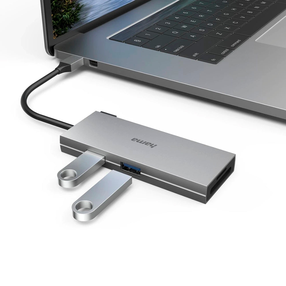 Hama 6 Multiport USB-C Hub - Grey | 436832 from Hama - DID Electrical