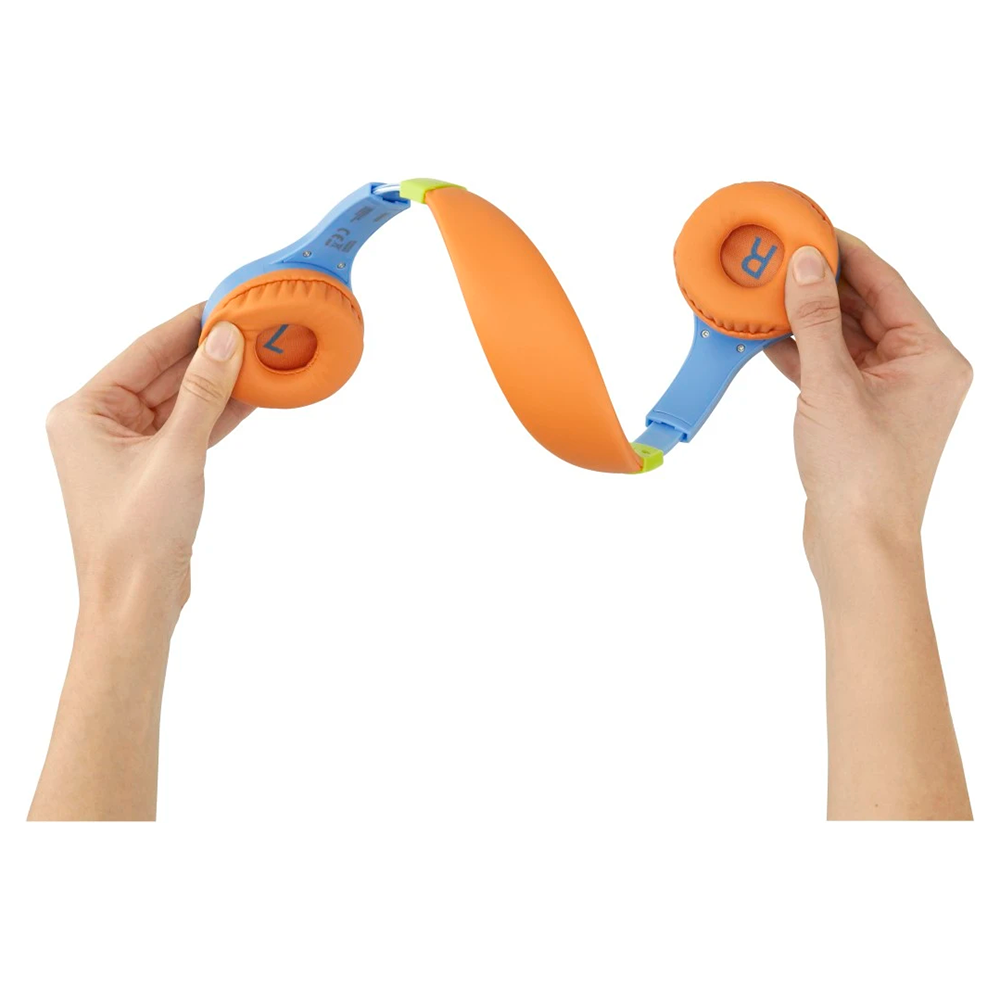 Hama Kids Guard Over-Ear Children's Wired Headphone - Blue & Orange | 468314 from Hama - DID Electrical