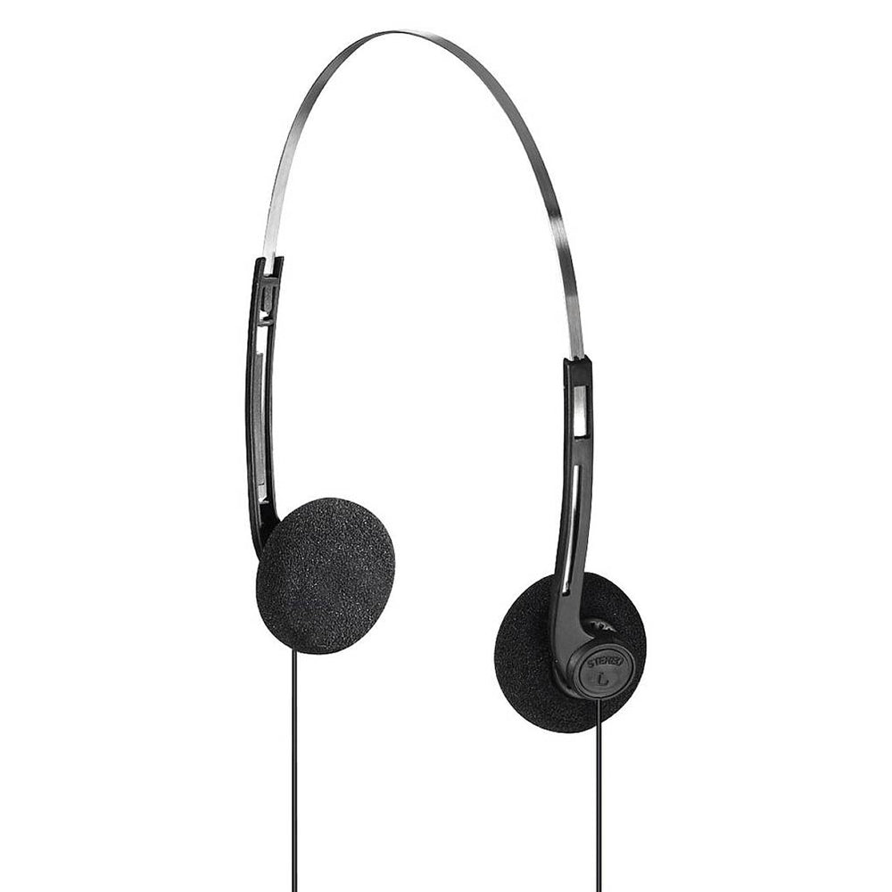 Hama Slight Over-Ear Wired Headphones - Black & Silver | 483607 from Hama - DID Electrical
