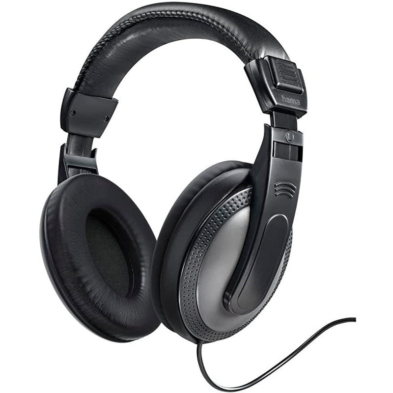 Hama Audio Shell 2M Wired Stereo Circum-Ear Headset - Black | 483652 from Hama - DID Electrical