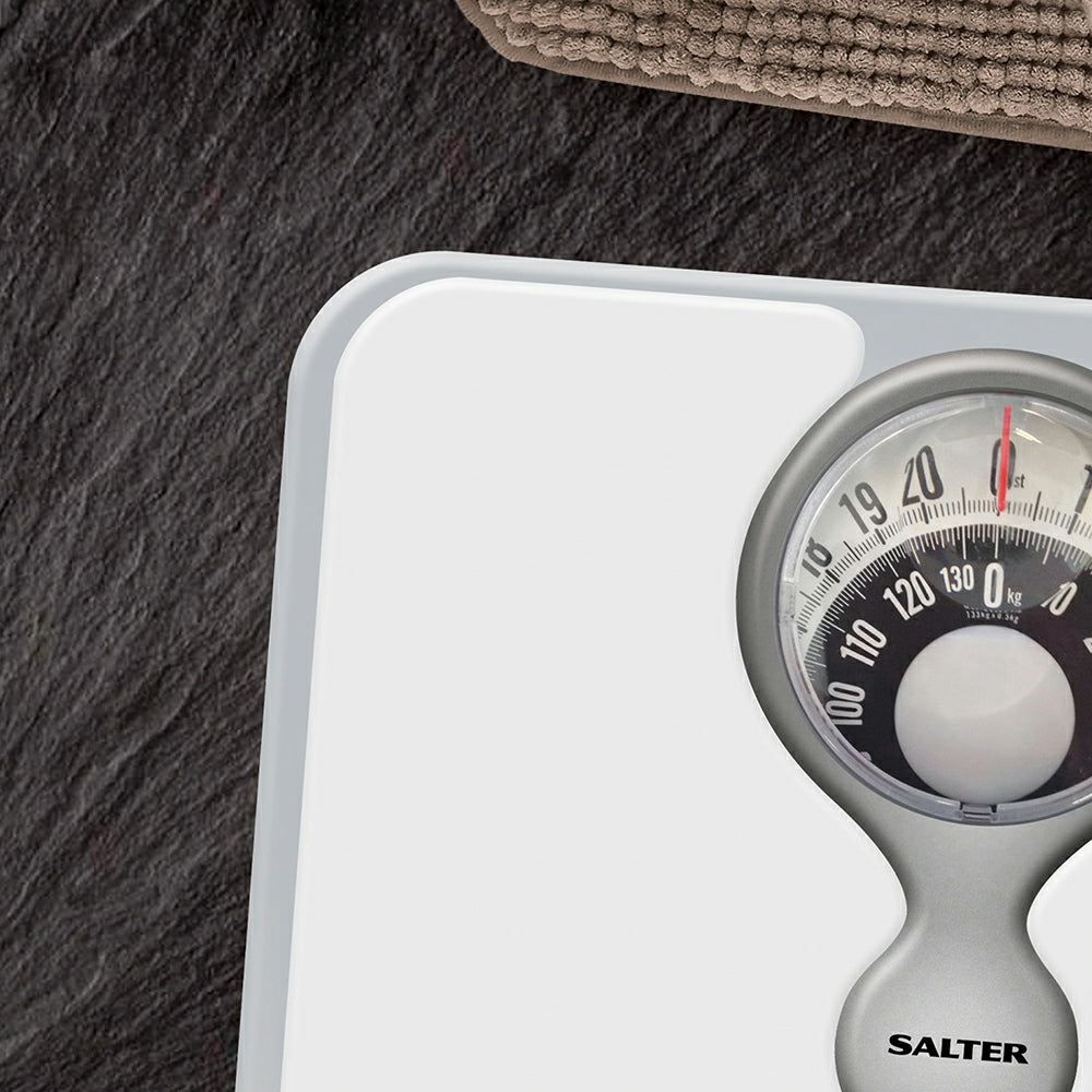 Salter Mechanical Bathroom Scale - White | 484 from Salter - DID Electrical