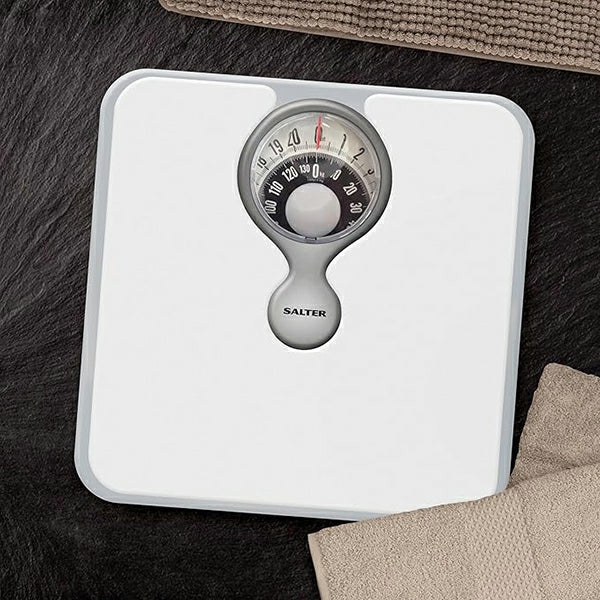 Salter Mechanical Bathroom Scale - White | 484 from Salter - DID Electrical