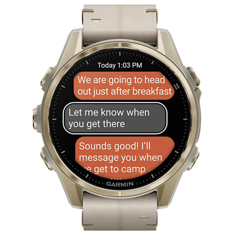 Garmin Fenix 8 43MM Smart Watch - Soft Gold | 49-GAR-010-02903-40 from Garmin - DID Electrical
