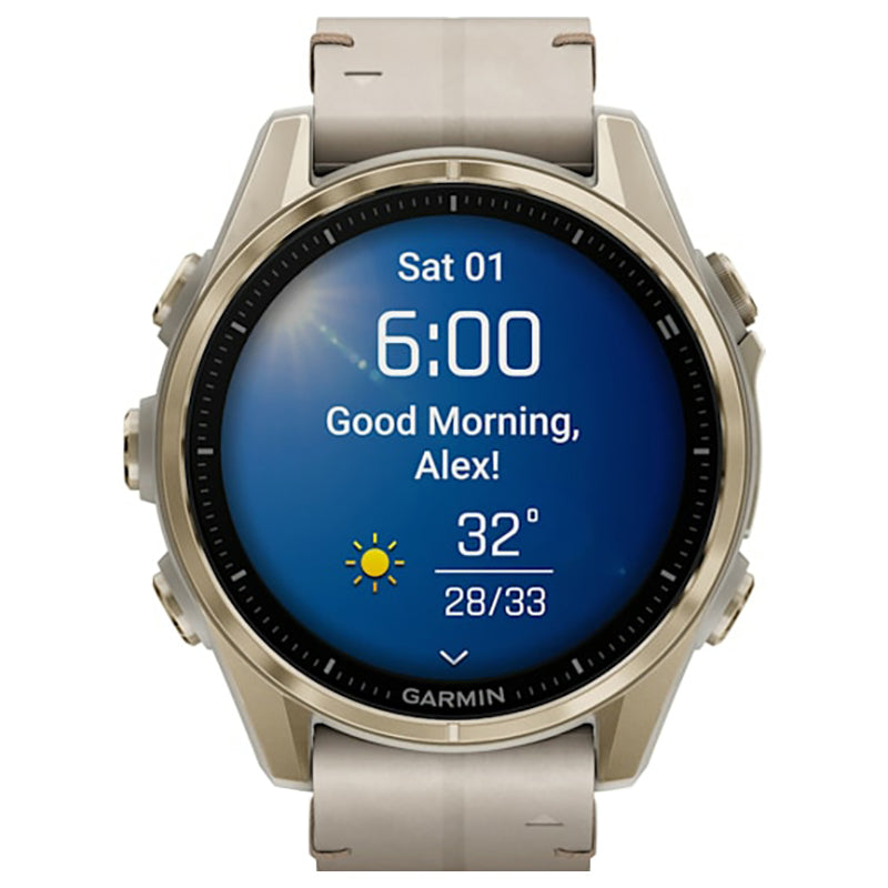 Garmin Fenix 8 43MM Smart Watch - Soft Gold | 49-GAR-010-02903-40 from Garmin - DID Electrical