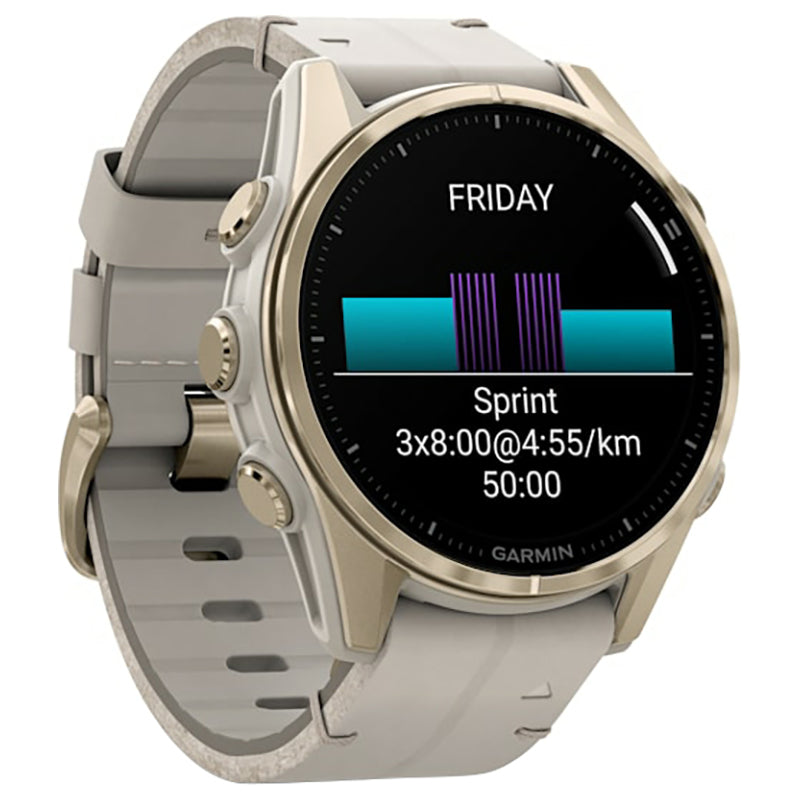 Garmin Fenix 8 43MM Smart Watch - Soft Gold | 49-GAR-010-02903-40 from Garmin - DID Electrical