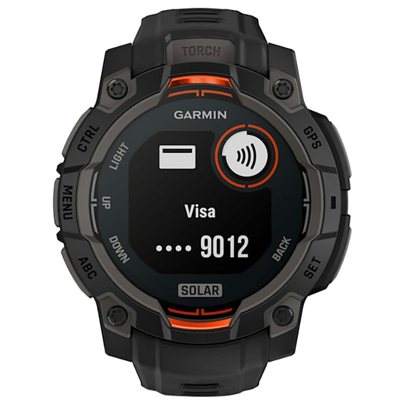 Garmin Instinct 3 45MM Solar Smart Watch - Black | 49-GAR-010-02934-00 from Garmin - DID Electrical