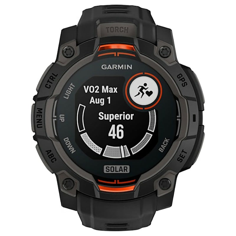 Garmin Instinct 3 45MM Solar Smart Watch - Black | 49-GAR-010-02934-00 from Garmin - DID Electrical