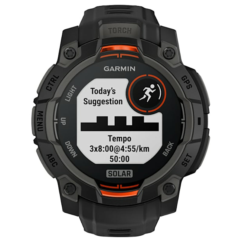 Garmin Instinct 3 45MM Solar Smart Watch - Black | 49-GAR-010-02934-00 from Garmin - DID Electrical